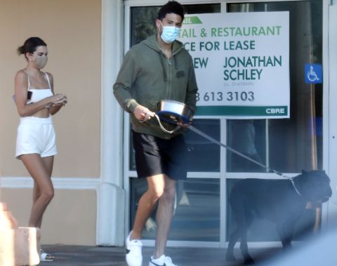 Devin Booker and his girlfriend Kendall Jenner caught on camera.